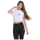 Target Γυναικεία αμάνικη μπλούζα Elastic Waist Single Jersey ''Cherry''